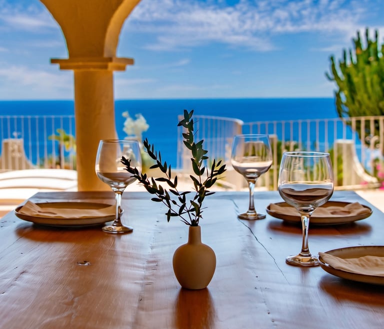 Ferienvilla in Cumbre del Sol DIVINA in Benitatxell - Terrasse