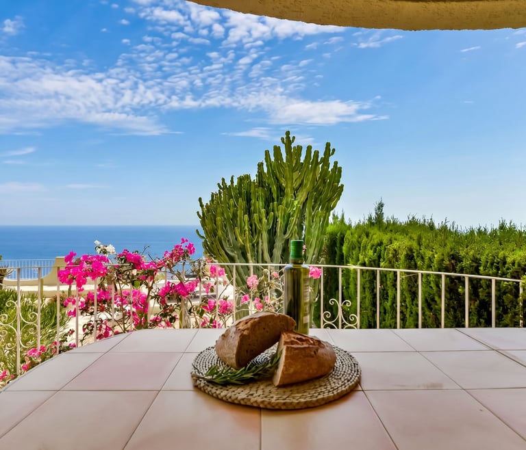 Ferienvilla in Cumbre del Sol DIVINA in Benitatxell - Terrasse