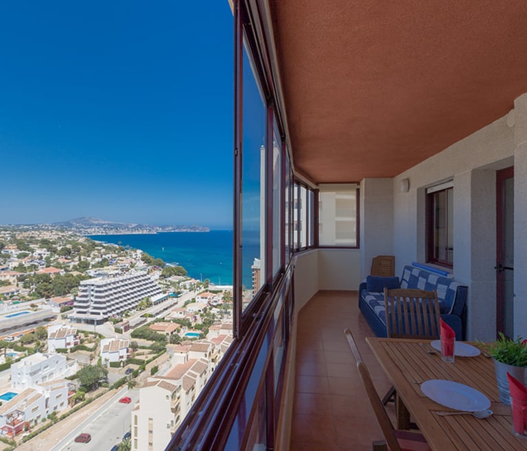Wohnung zur Miete in Calpe CORAL BEACH in Calpe / Calp - Terrasse