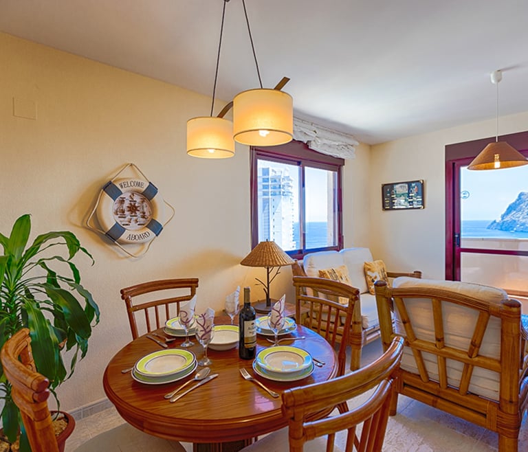 Wohnung zur Miete in Calpe CORAL BEACH in Calpe / Calp - Essbereich