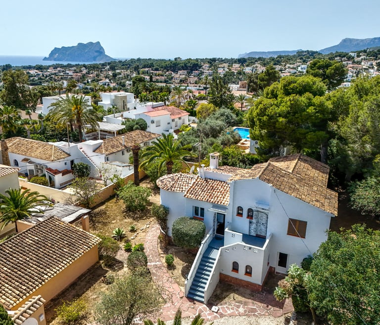 Villa te huur Benissa HELGA en Benissa - Plattegronden van de woning