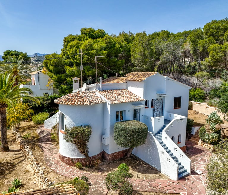 Villa te huur Benissa HELGA en Benissa - Plattegronden van de woning
