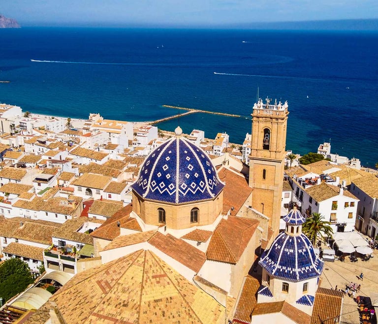 Iglesia de nuestra señora del consuelo en Altea