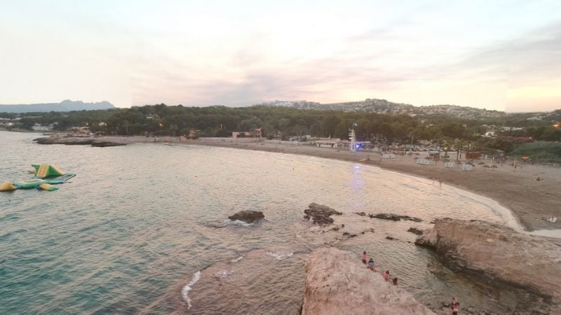 L'Ampolla, one of the Beaches of Moraira