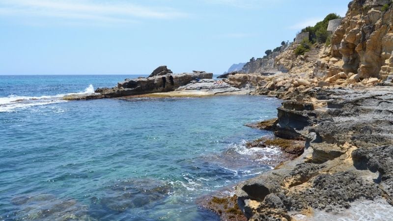 Cala L'Andrag&oacute;, one of the Beaches of Moraira