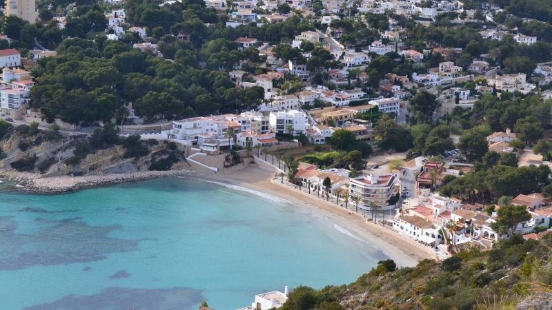 El Portet, one of the Beaches of Moraira