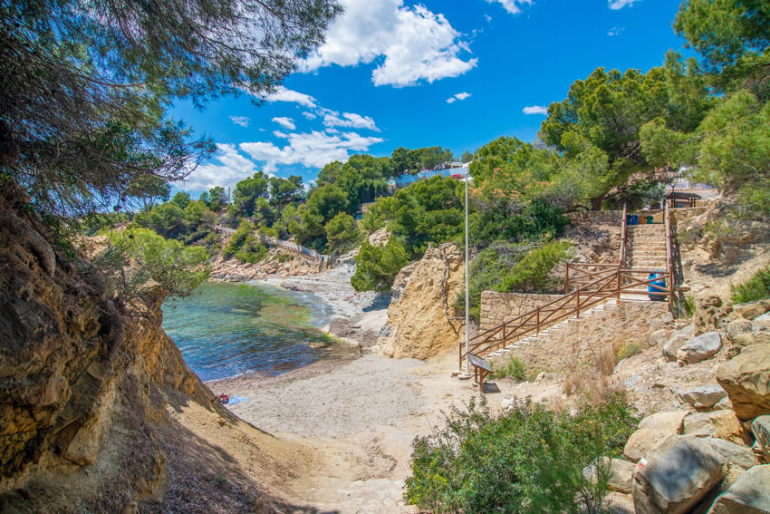 Cala Pinets, one of the best coves of the Costa Blanca